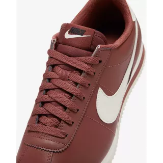 Nike Cortez Cuir "Rouge Sépia/Noir/Voile"