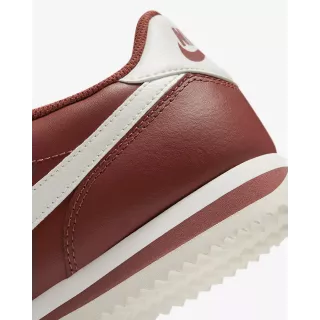 Nike Cortez Cuir "Rouge Sépia/Noir/Voile"