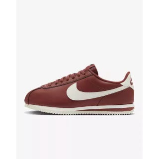 Nike Cortez Cuir "Rouge Sépia/Noir/Voile"