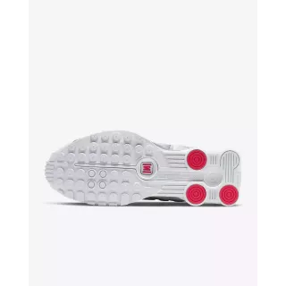 Nike Shox R4 Blanc/Metallic Silver Nike Shox R4 Blanc/Metallic Silver