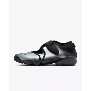 Nike Air Rift Leather Metallic Silver and Black