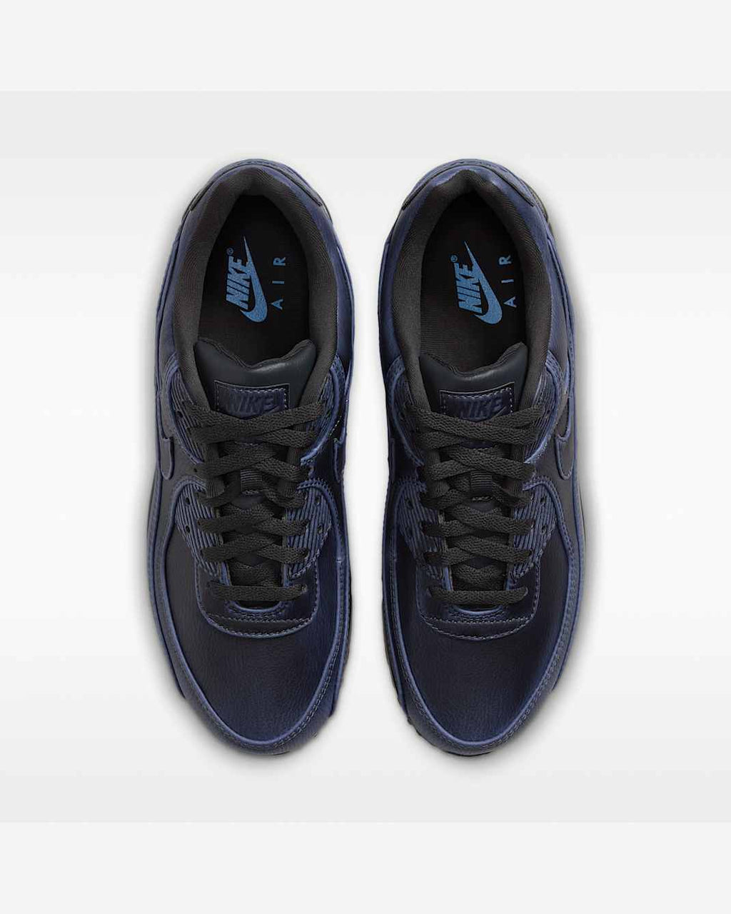 Nike Air Max 90 Premium homme – Dark Smoke Grey / University Blue – IQ7130-002 – vue 4