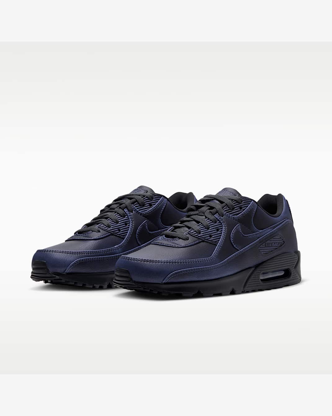 Nike Air Max 90 Premium homme – Dark Smoke Grey / University Blue – IQ7130-002 – vue 5