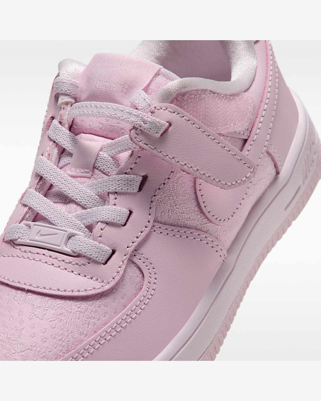 Nike Force 1 Low EasyOn enfant – Rose – vue 7