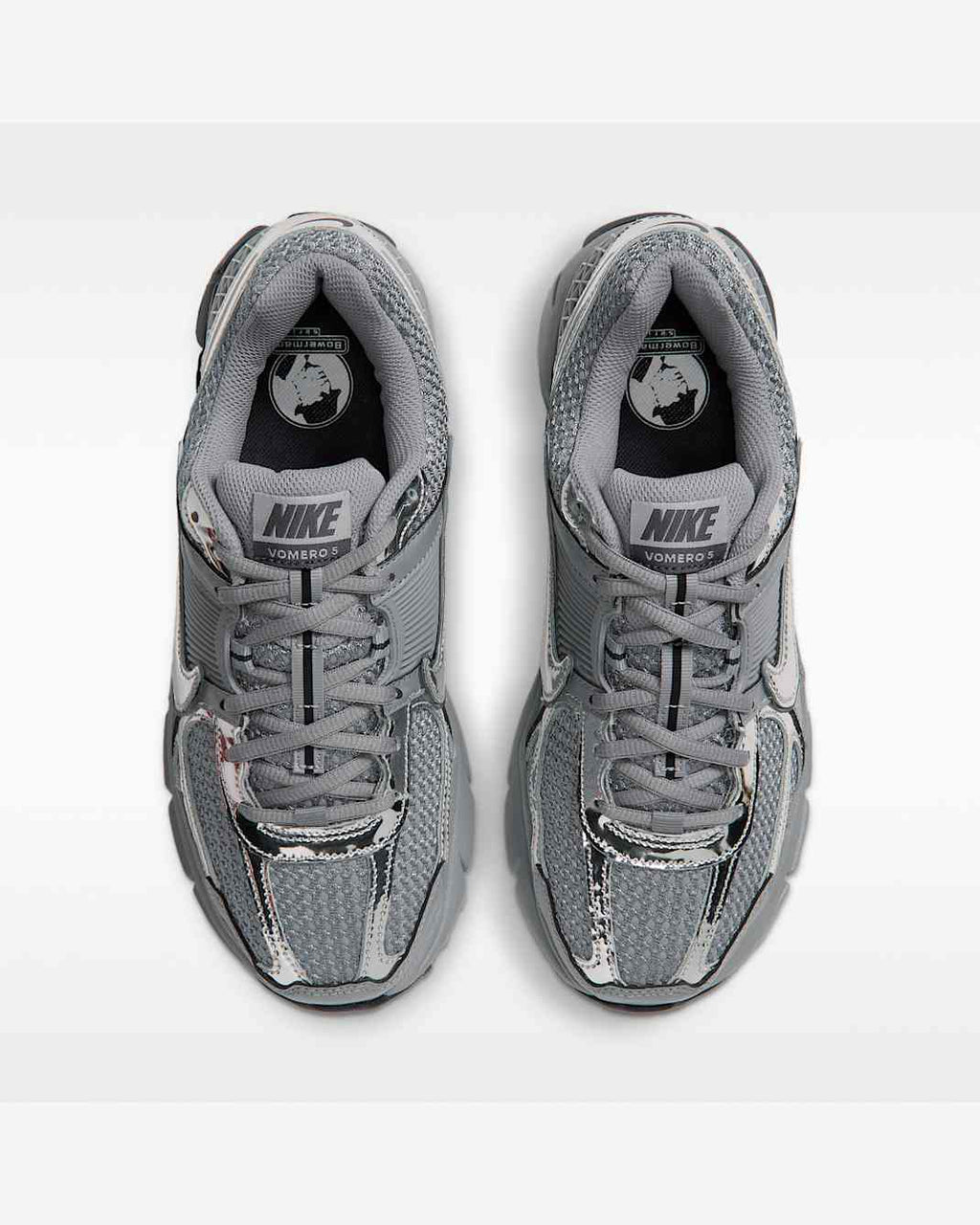 Nike Zoom Vomero 5 femme – Gris / Argent métallisé – vue 4