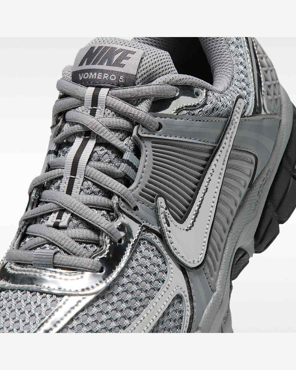 Nike Zoom Vomero 5 femme – Gris / Argent métallisé – vue 7