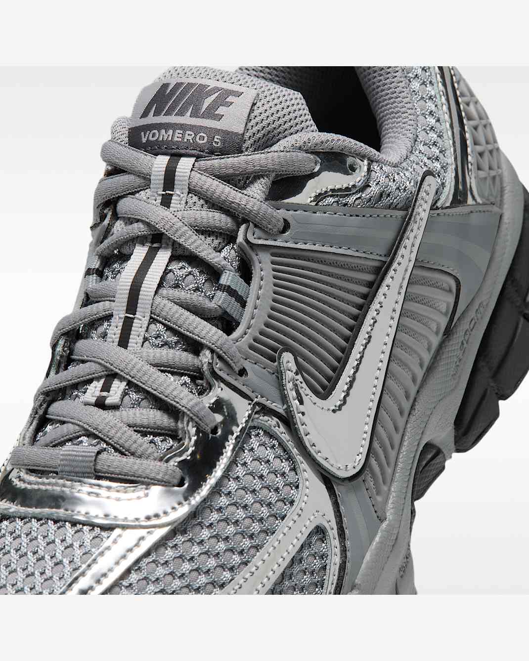 Nike Zoom Vomero 5 femme – Gris / Argent métallisé – vue 7