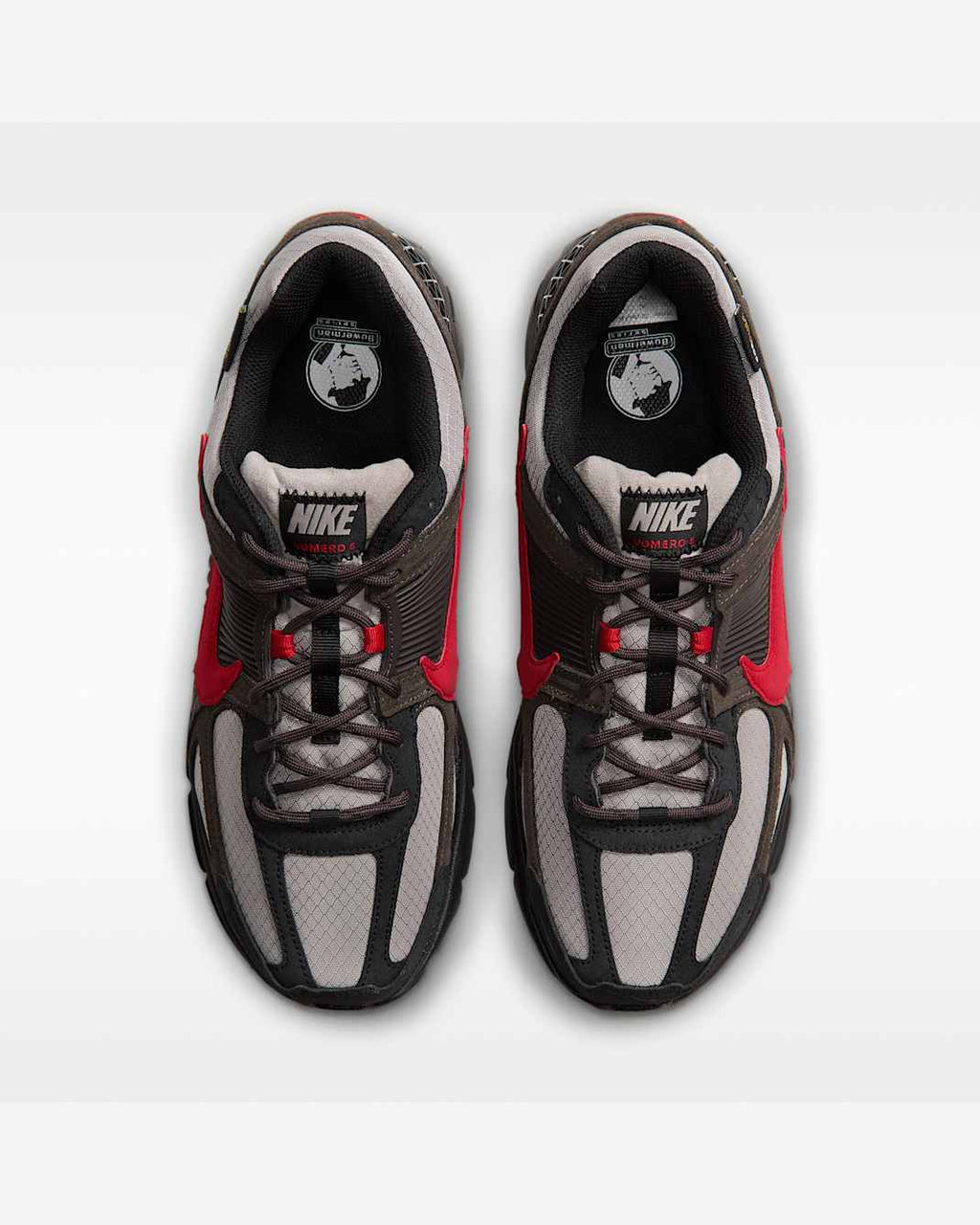Nike Zoom Vomero 5 CORDURA® homme – Gris College Grey / Marron / Noir / Rouge – vue 4