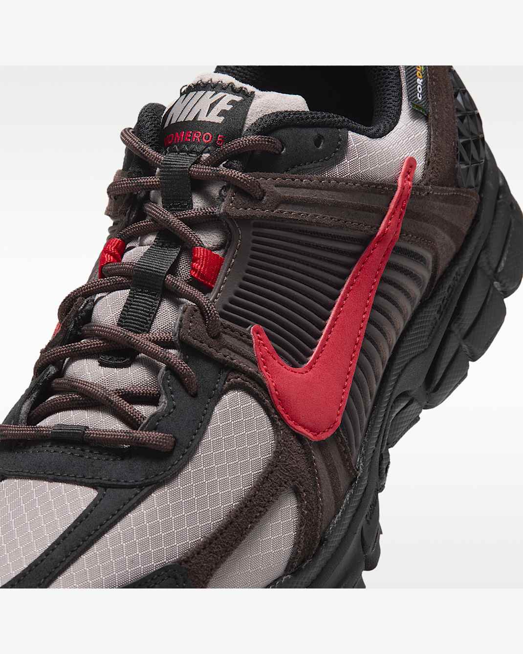 Nike Zoom Vomero 5 CORDURA® homme – Gris College Grey / Marron / Noir / Rouge – vue 7