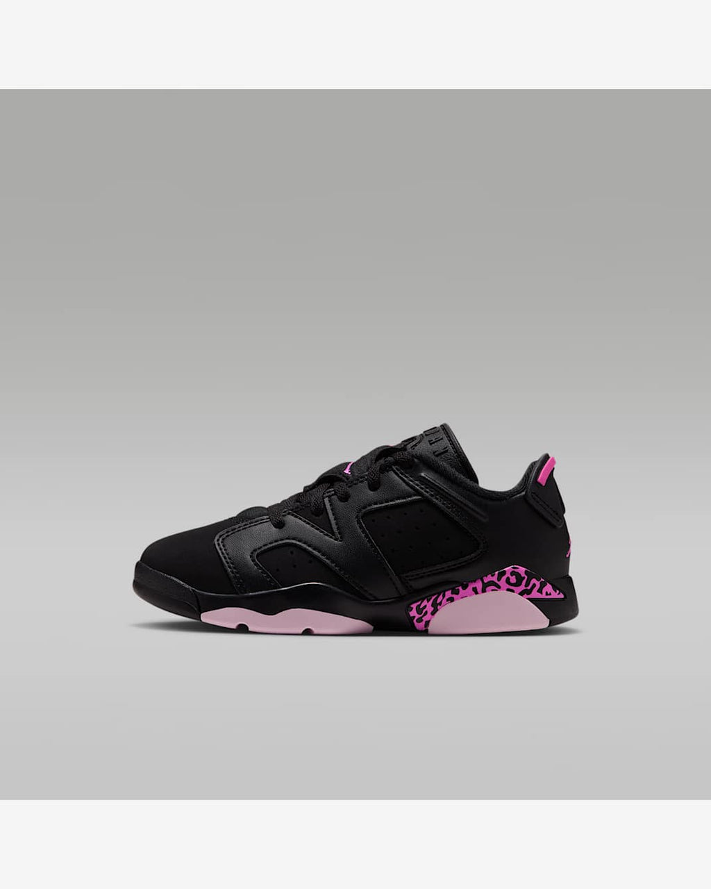 Jordan 6 Retro Low enfant – Noir / Rose / Fuchsia – vue 1