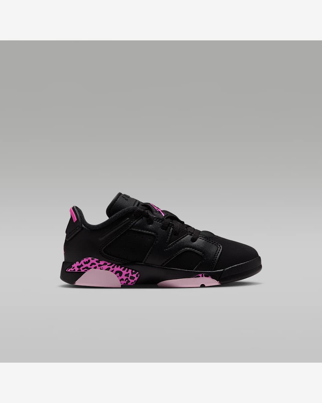 Jordan 6 Retro Low enfant – Noir / Rose / Fuchsia – vue 3