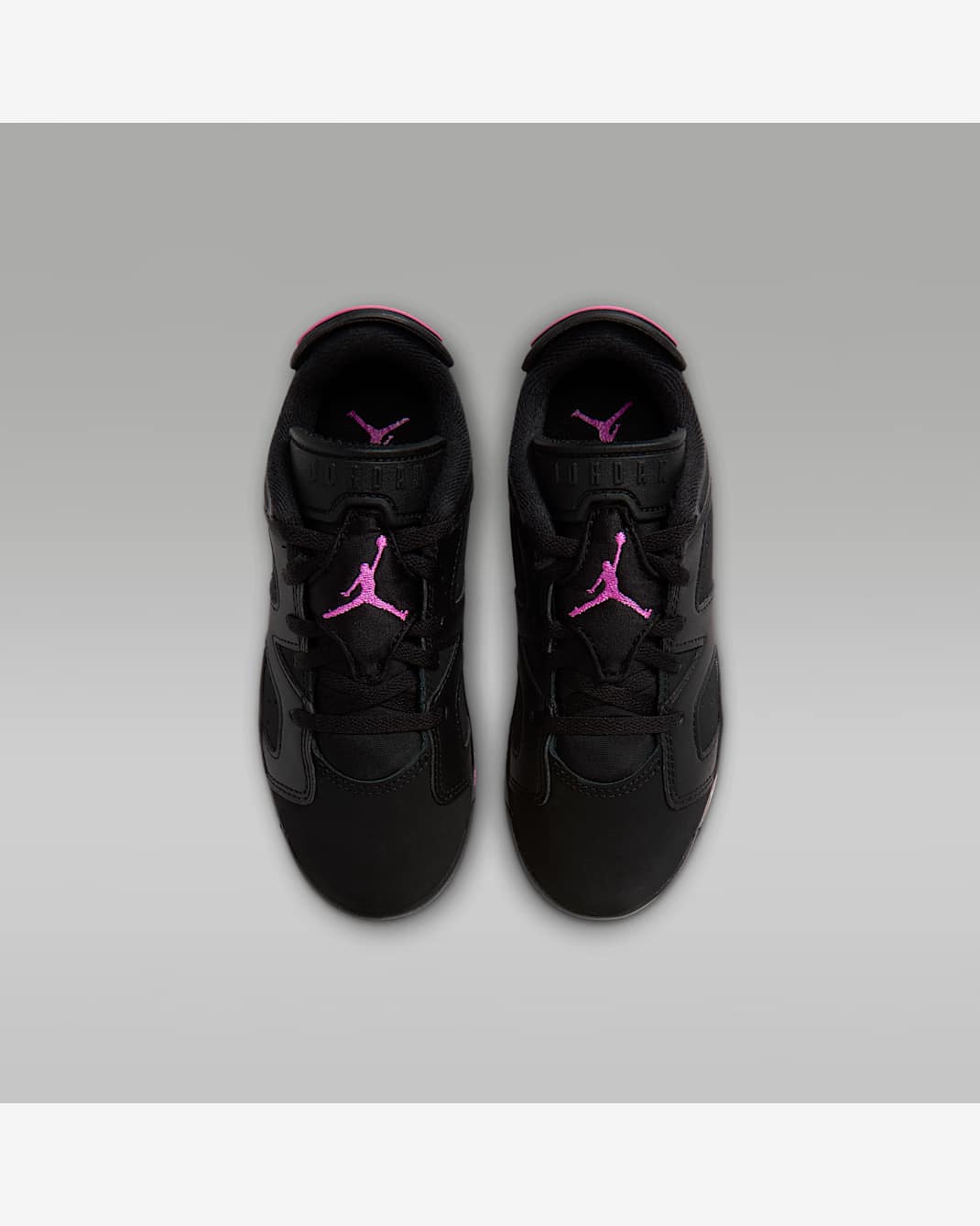 Jordan 6 Retro Low enfant – Noir / Rose / Fuchsia – vue 4