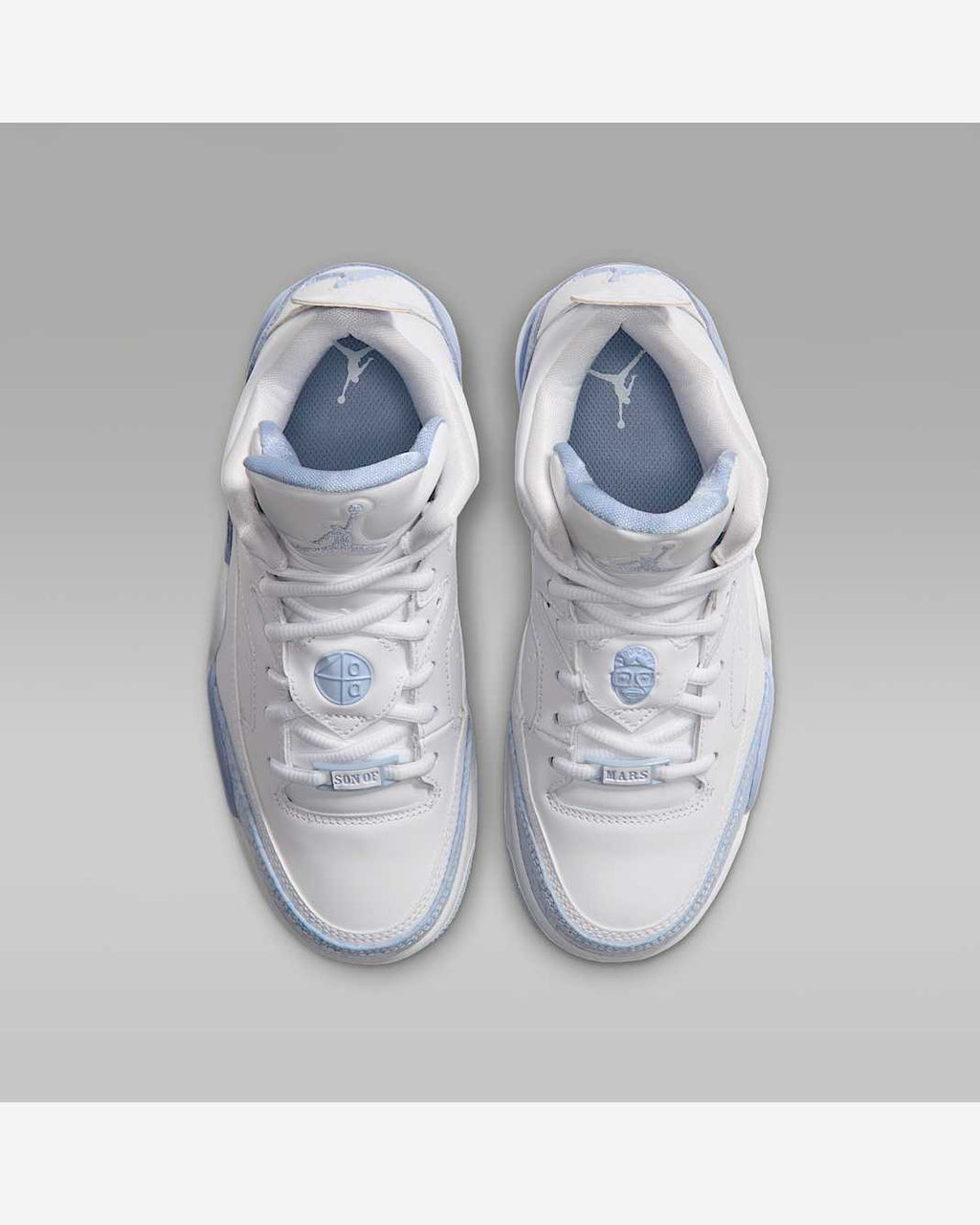 Jordan Son of Mars Low enfant – Blanc / Bleu Hydrogen Blue / Aluminum – vue 4