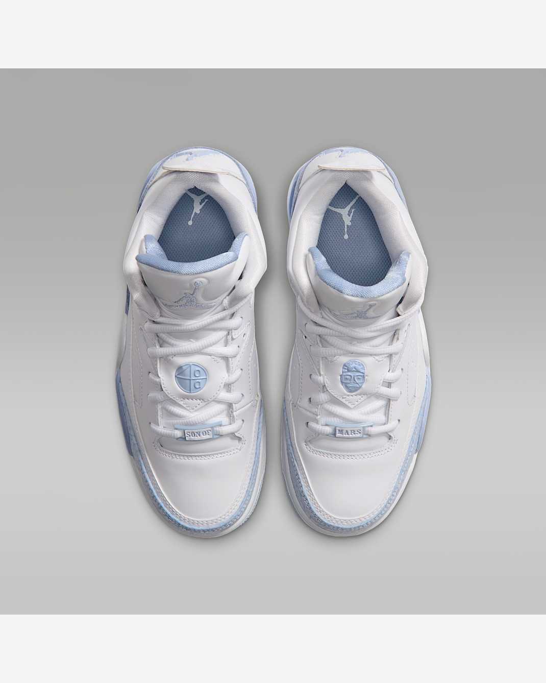 Jordan Son of Mars Low enfant – Blanc / Bleu Hydrogen Blue / Aluminum – vue 4