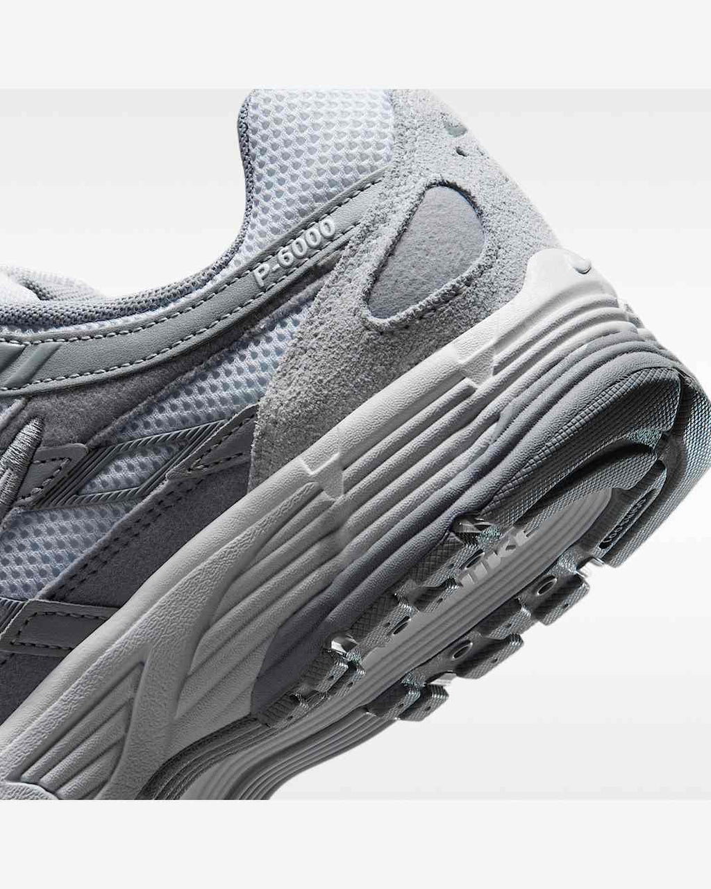 Nike P-6000 femme – Gris Football Grey / Stealth / Blanc – vue 8
