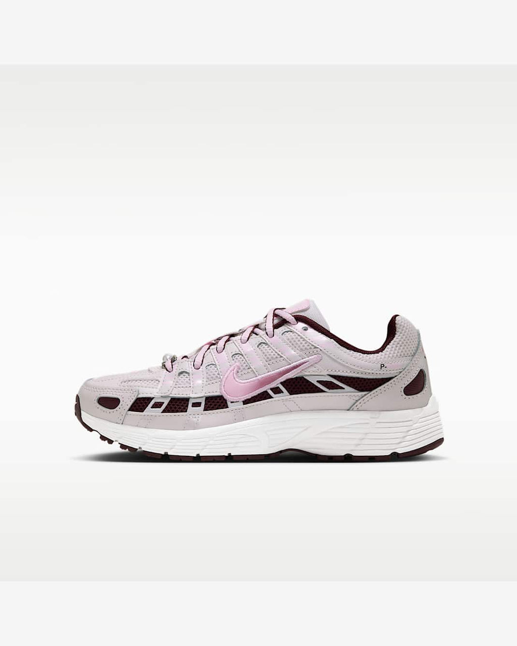 Nike P-6000 enfant – Phantom / Bordeaux / Rose – vue 1